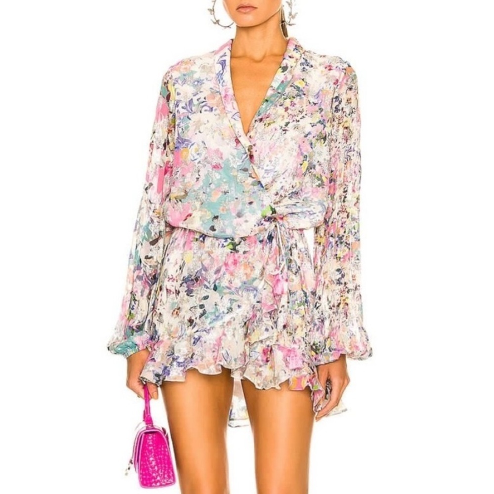 ROCOCO SAND Leila floral mini dress